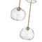 Z-Lite Chloe 3 Light Pendant, Olde Brass & Clear 490P10-3R-OBR - alternate 6